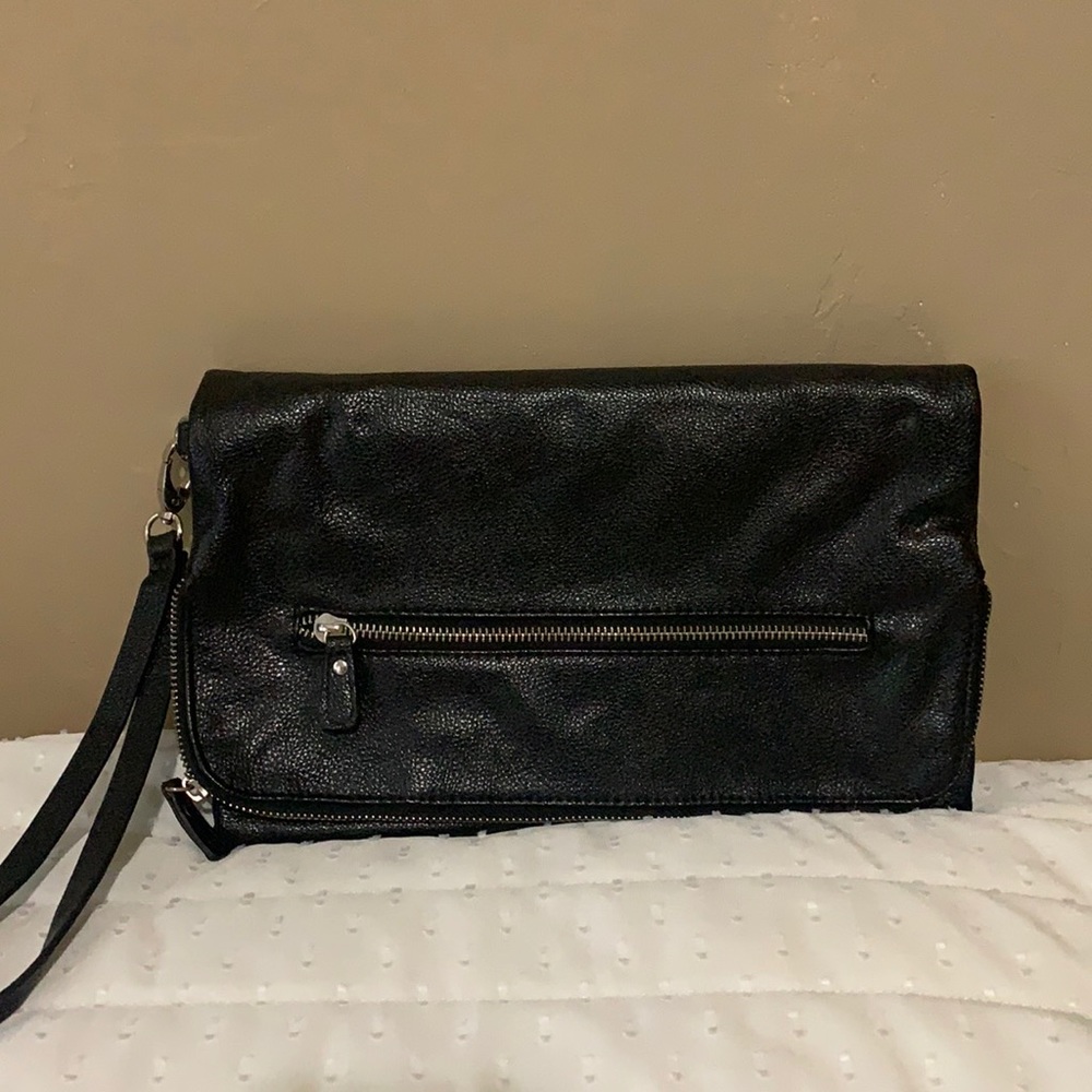 Oversized Black Clutch